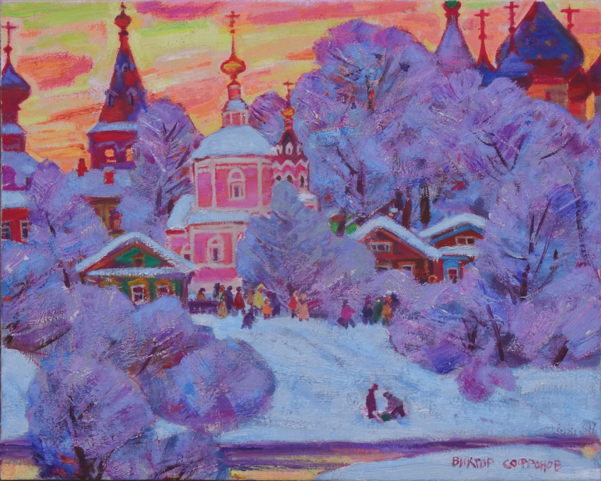 Christmas in Suzdal,