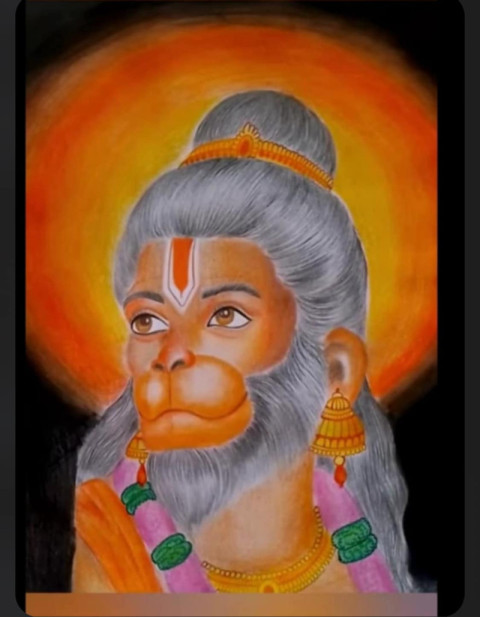 Veer hanumaan ji drawing