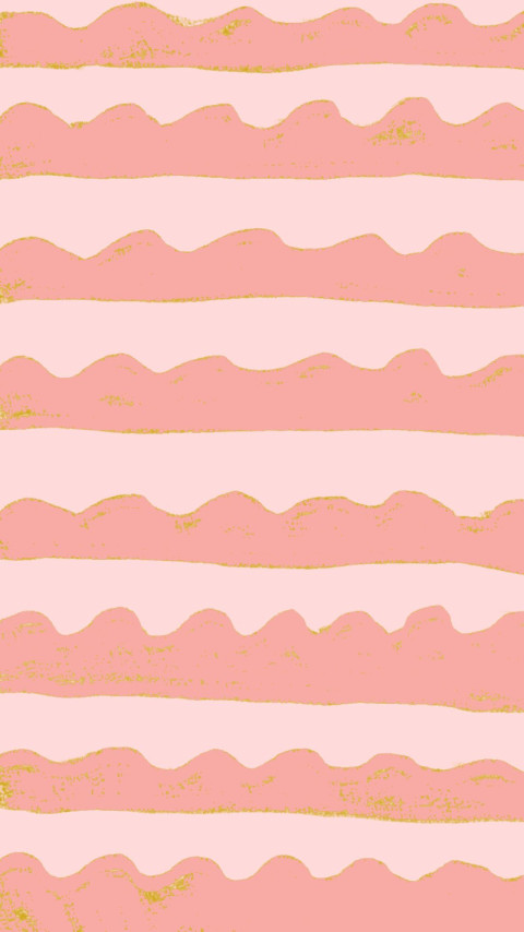 Lovely Waves - Abstract Art - Pink Collection