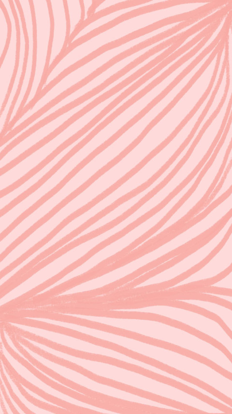 Flower Lines - Abstract Art - Pink Collection