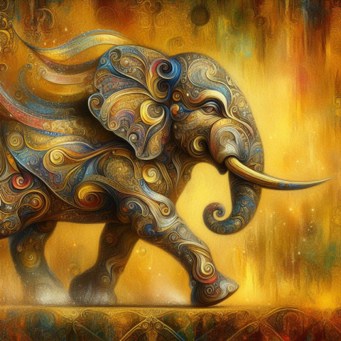 Elephant Art work