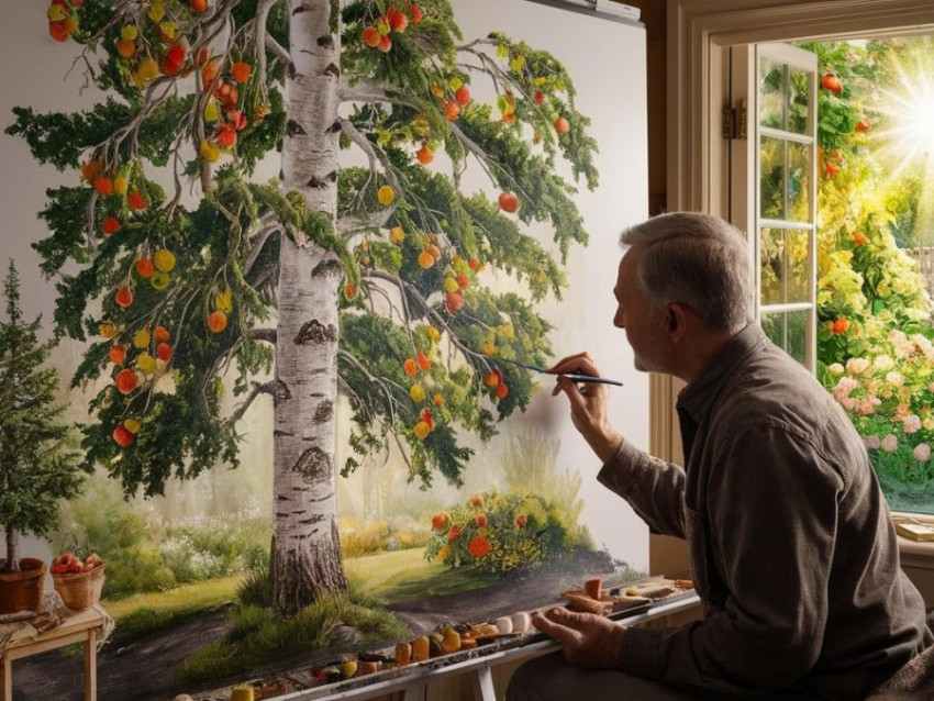 Painting Nature's Bounty with Passion