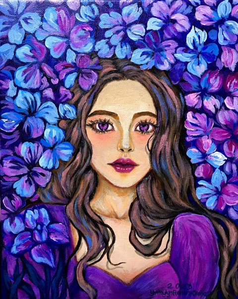 Lady in Lavender