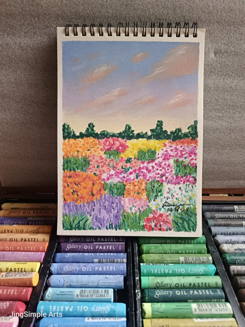 Flower farm in my dream drawing