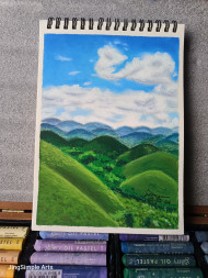 Chocolate hills drawing